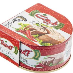 کنسرو ماهی تن با فلفل قرمز در روغن طبیعت – 180 گرم