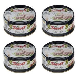 کنسرو ماهی تون در روغن گیاهی طبیعت – 180 گرم بسته 4 عددی