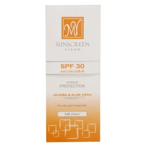کرم ضدآفتاب بی‌رنگ مای SPF30 مدل Intense Protection، مناسب پوست‌های مختلط و چرب، حجم 50 میلی گرم