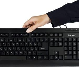 کیبورد هترون مدل HK210 با حروف فارسی