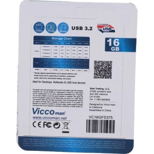 فلش مموری ویکومن مدل  VC375 USB3.2 ظرفیت 16 گیگابایت