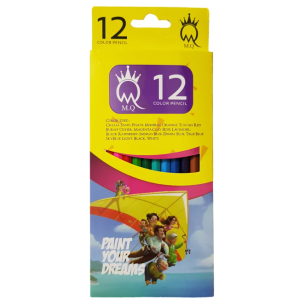 مداد رنگی 12رنگ ام کیو مدل M.Q.12