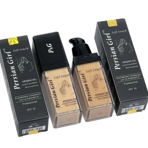 کرم پودر شیشه ای پرشین گرل مدل 3d b18 سینمایی حاوی روغن آرگان حجم 52 میلی
