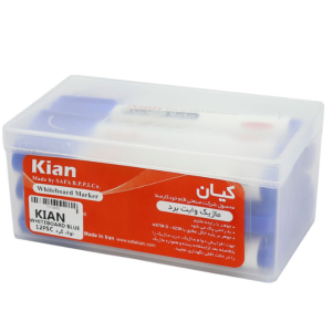 ماژیک وایت برد کیان نوک گرد بسته 12 عددی