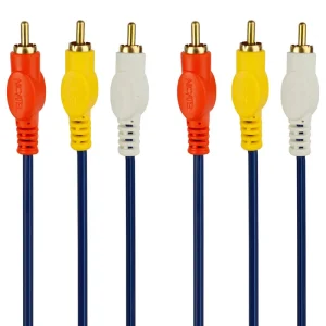 کابل 3 به 3 AV RCA نیکاتل به طول 1.7 متر