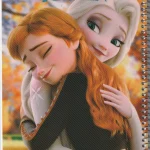 دفتر نقاشی سیمی 50 برگ طرح دار راز  طرح FROZEN