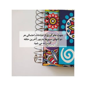 دفتر مشق 40 برگ آلما طرح TRAVEL مدل طلقی کد 7420
