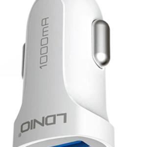 شارژر فندکی الدینیو مدل DL-C17 همراه با کابل microUSB