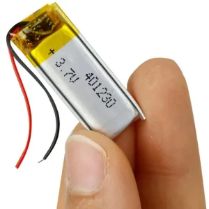 باتری لیتیوم-یون مدل 401230 سایز 40*12*30mm ظرفیت 300 میلی آمپر ساعت
